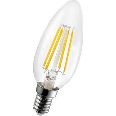 Filament Candle-6 6w E14 3000K Led Ampul