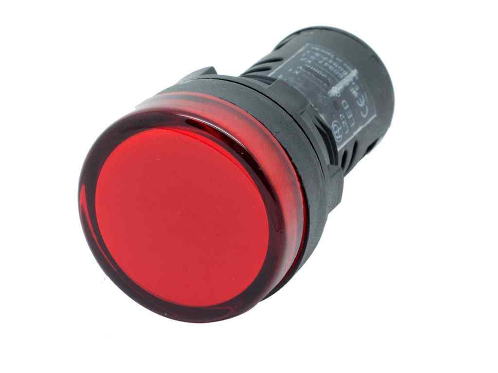 22mm (Kırmızı) 110V. Sinyal Lambası - Kırmızı