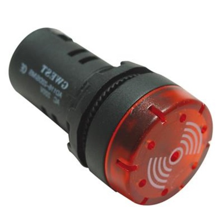 22mm 220V. Ledli Buzzer 