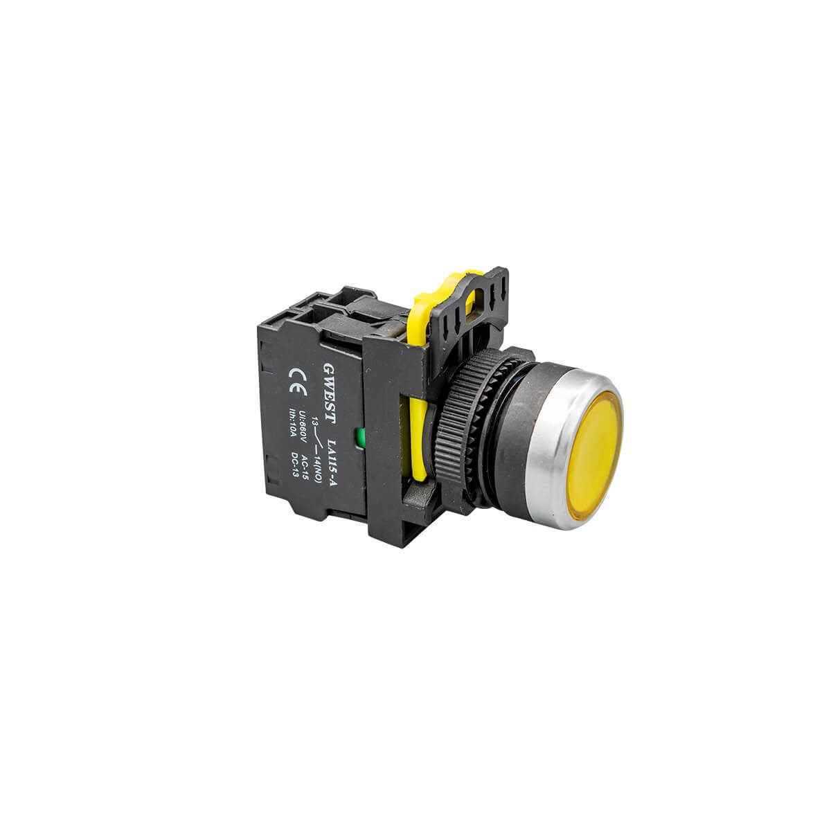A5-11D-24 (Sarı) 24V. Led Işıklı Start Buton