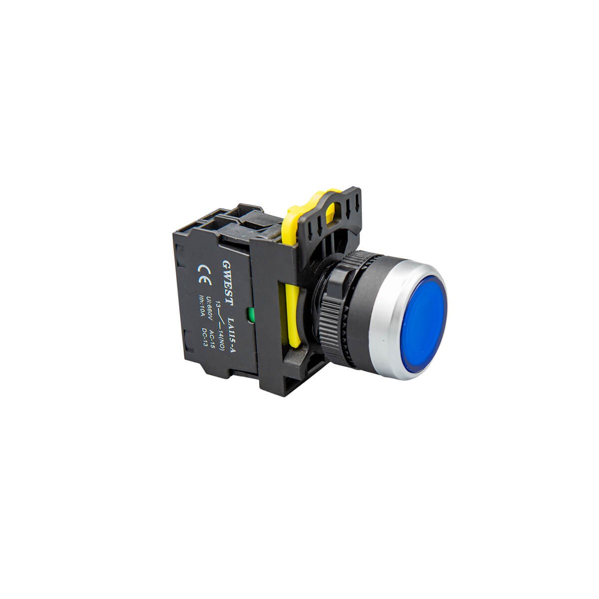A5-21D-110  (Mavi)  110V. Led Işıklı Start Buton