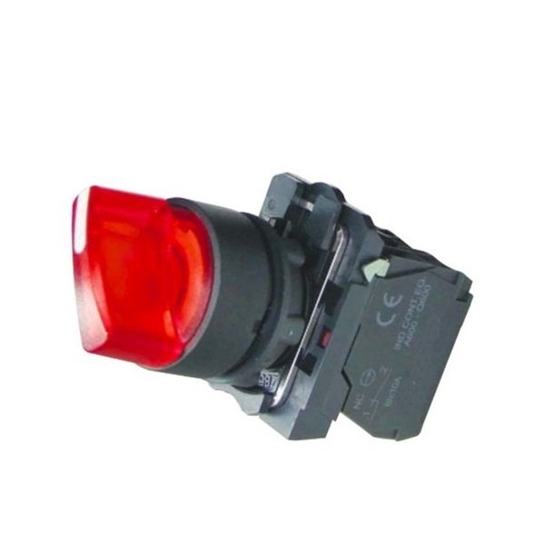 A5-02XSD-24 (Kırmızı) 24V. Led Işıklı ( 1-0-2 ) 