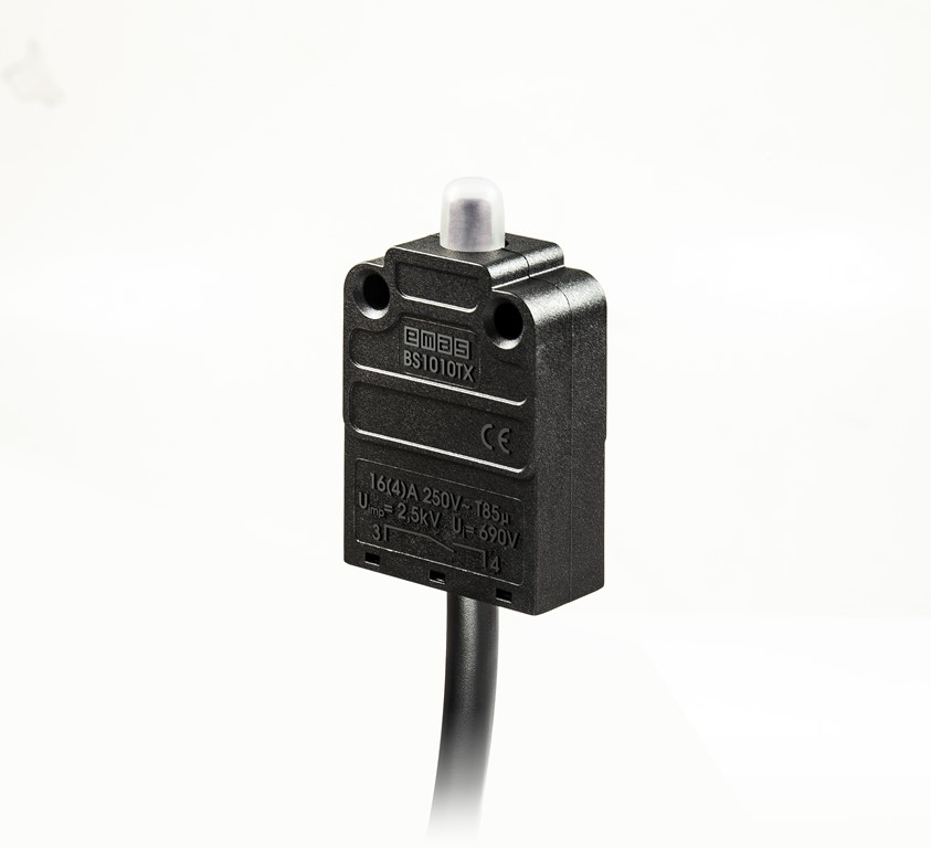 Ani Hareketli 1NO Etanjlı 1m Kablolu BS Serisi Buton Switch