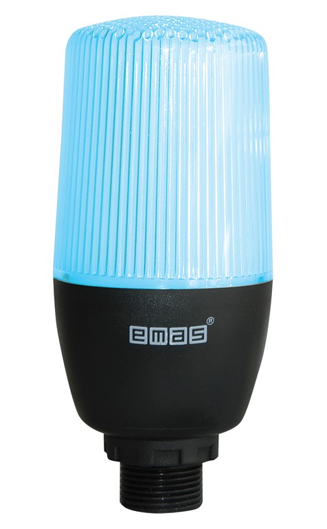 IF Serisi Mavi 220V AC Sabit Anahtar Kontrollü M22 Vidalı  Led İkaz 55mm