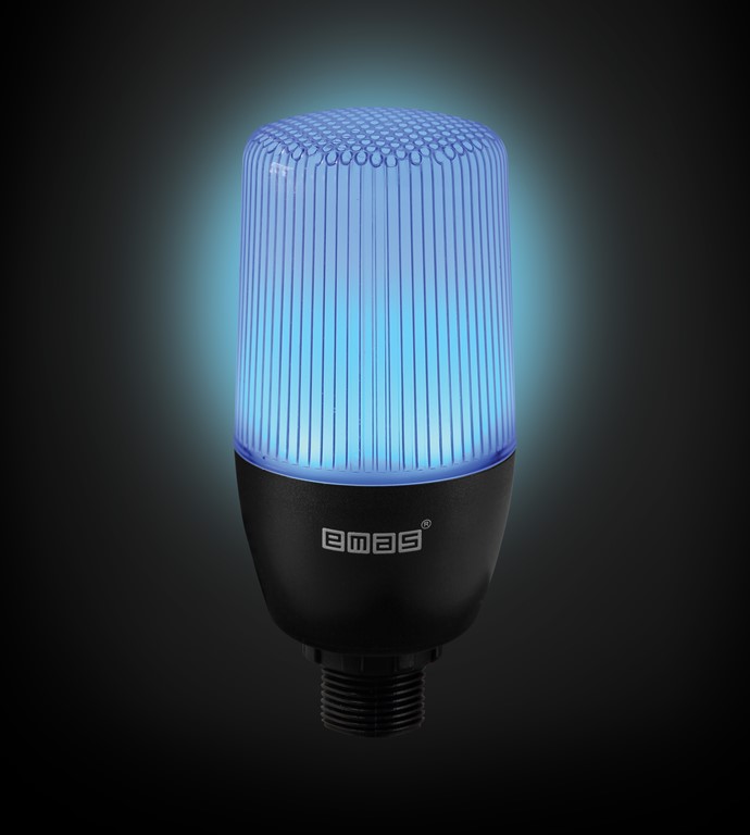 IF Serisi Çok Renkli 12V AC/DC Buzzerlı Sabit Anahtar Kontrollü M22 Vidalı  Led İkaz 55mm