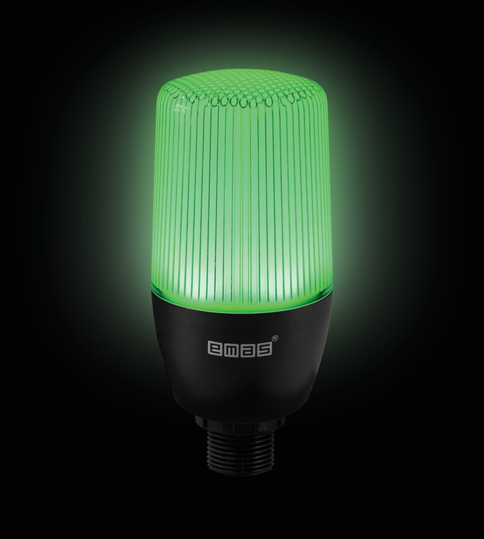 IF Serisi Çok Renkli 24V AC/DC Sabit Anahtar Kontrollü M22 Vidalı  Led İkaz 55mm