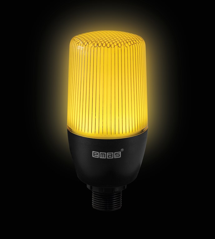 IF Serisi Çok Renkli 24V AC/DC Buzzerlı Sabit Anahtar Kontrollü M22 Vidalı  Led İkaz 55mm