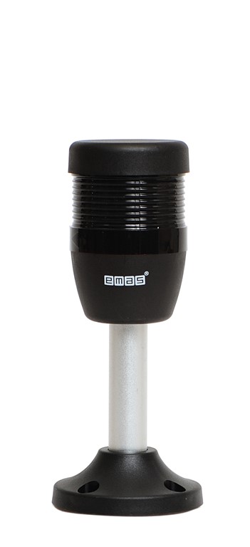 IK Serisi Tek Katlı 24V AC/DC Buzzerlı 100mm Borulu Plastik Ayaklı Led Kolon 50mm