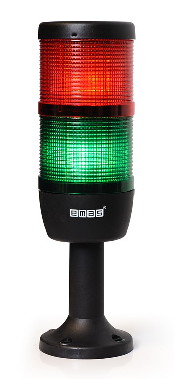 IK Serisi İki Katlı 220V AC 110mm Plastik Boru ve Ayaklı Led Kolon 70mm