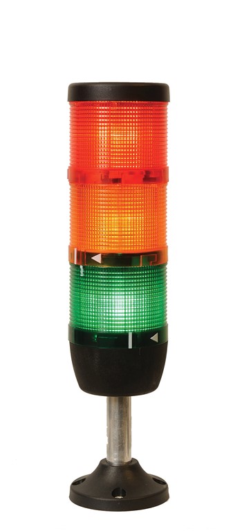 IK Serisi Üç Katlı 220V AC 100mm Borulu Plastik Ayaklı Led Kolon 70mm