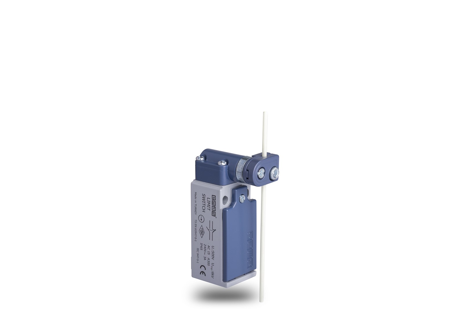L51 Metal Gövde 3 mm Fiber Rijit Kol Ani Hareketli 1NO+1NC Sınır Şalter