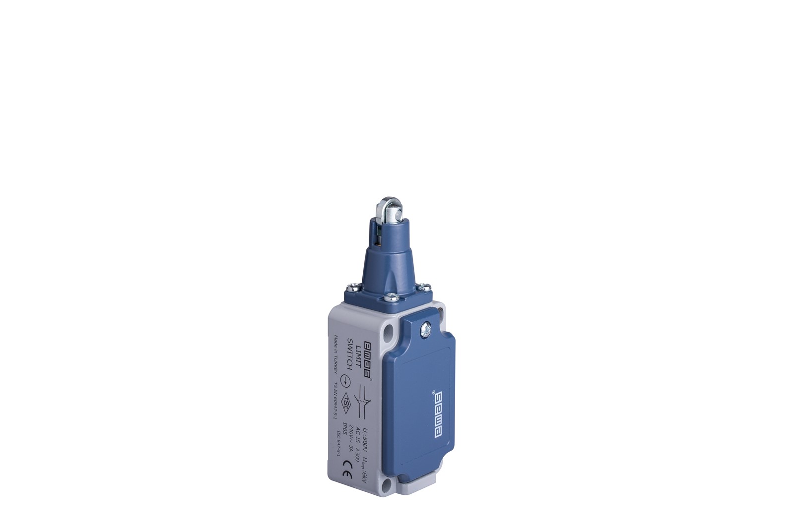 L52 Metal Gövde 13 mm Metal Makaralı Pim Ani Hareketli 1NO+1NC Sınır Şalter