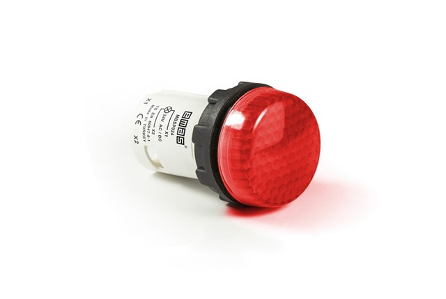 MB Serisi Plastik Led'li  24V AC/DC Kırmızı 22 mm Sinyal