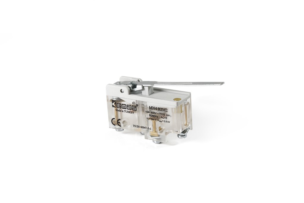  Metal Uzun Kollu 1NO+1NC MN4 Serisi Plastik Mini Switch