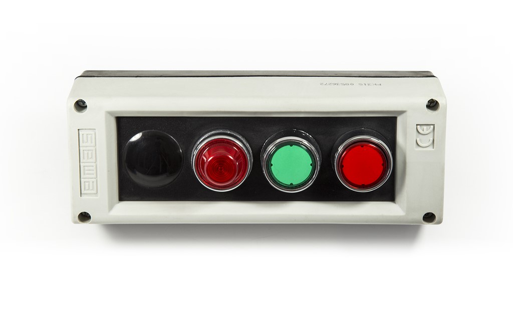 PK Serisi Plastik 3 Gözlü KB14DK + KB14DY + S220NK6 Kumanda Kutusu