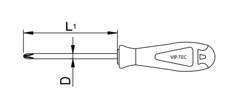 Power Pozidriv Uçlu Tornavida PZ3 mm