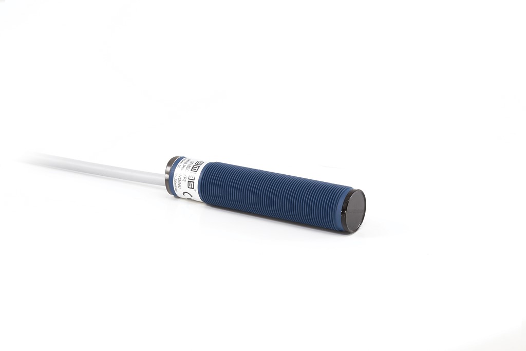  Plastik Cisimden Yansımalı PNP-NO/NC 400mm Led'li  2m Kablolu M18 Fotoelektrik Sensör