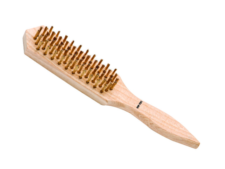 Tel Fırça - Tahta Saplı 245 mm - 6 sıra mm