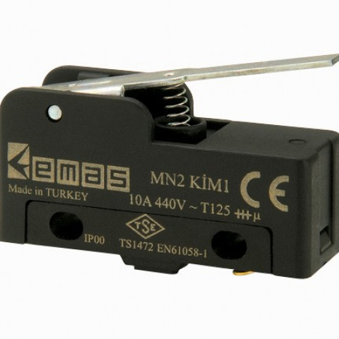  Metal Kısa Kollu 1CO MN2 Serisi Plastik Mini Switch