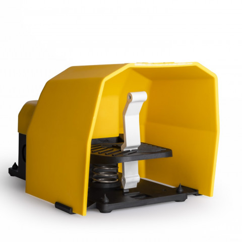 PPK Serisi Plastik Korumalı KONTAK BLOKSUZ Tekli Sarı Plastik Pedal