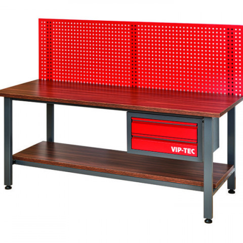 Panolu Çalışma Tezgahı Çekmeceli̇ 190 x 75 x 80+60(h) mm
